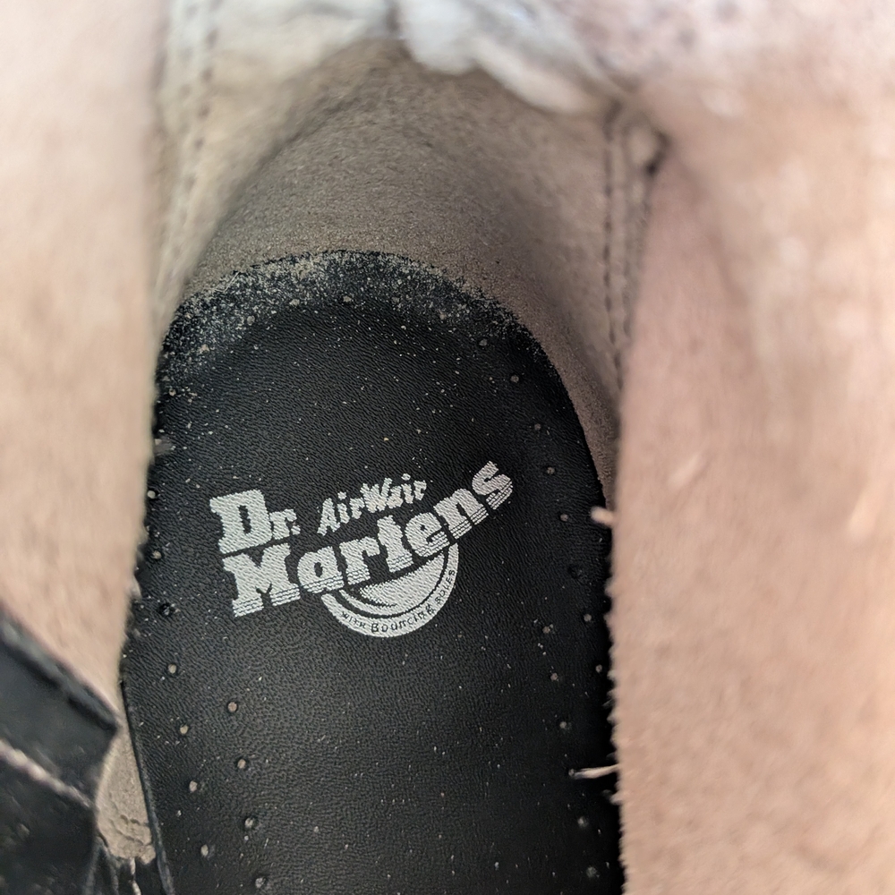 Dr. Martens Black Insole Combat Boot Interior